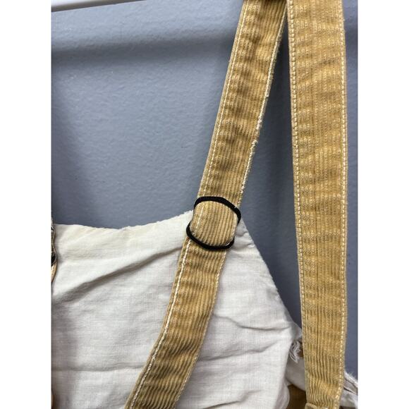 Vintage HEALTHTEX tan corduroy overalls heart patches 6‎ months - Picture 9 of 10